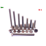 M4 TYTANOWE ŚRUBY GRADE 2 DIN 965